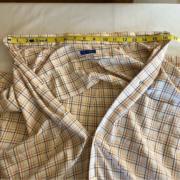 Royal classic men’s long sleeve button down plaid dress shirt 16? - Picture 5 of 7